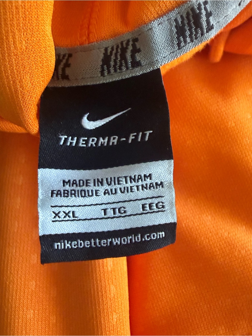 Nike Orange "Tennessee Volunteers" Pullover Hoodie - Picture 3 of 3